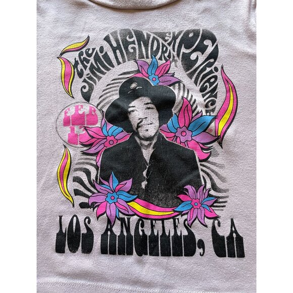 The Jimi Hendrix Experience cropped t-shirt XS short sleeve concert - Picture 2 of 6